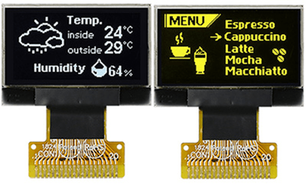 Winstar launches two COG OLED displays