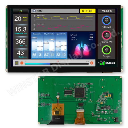 Winstar – 10.1” TFT RS485 Smart Display with PCAP