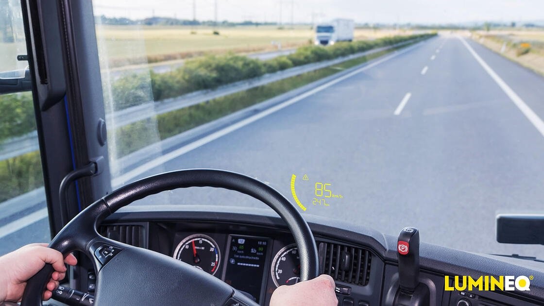 LUMINEQ Webinar invitation: Head-up display solutions for vehicles and heavy machines