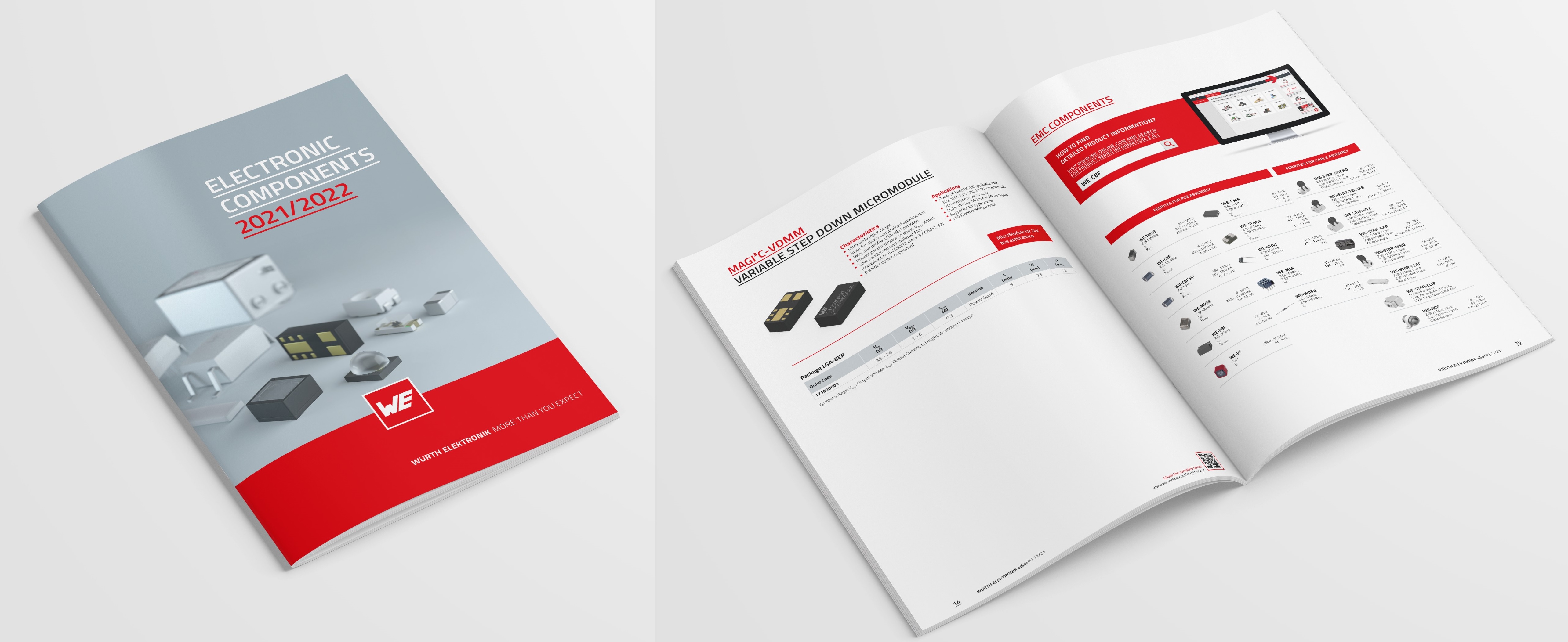 Würth Elektronik Electronic Components New Product Brochure 2021/2022