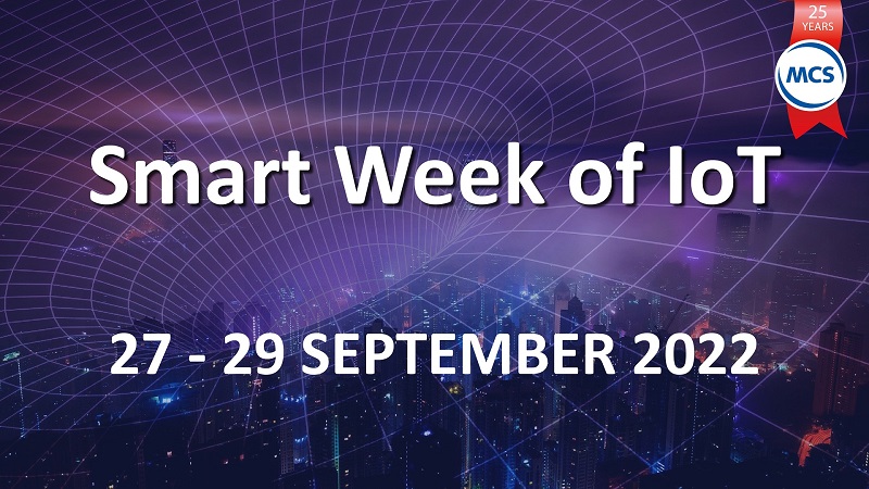 Duik dieper in de belangrijkste IoT-ontwikkelingen tijdens de MCS Smart Week of IoT van 27-29 september