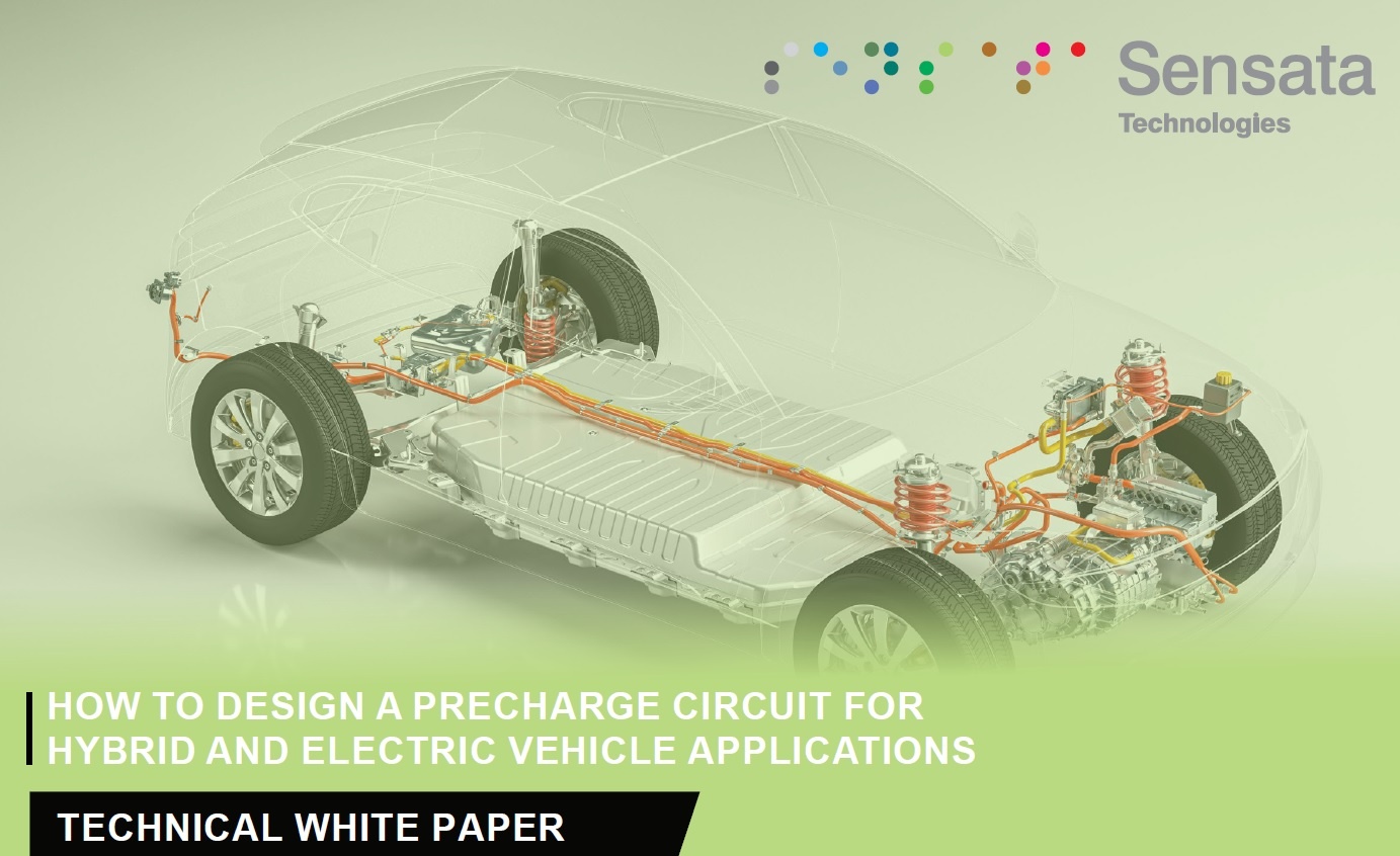 Technical Whitepaper: How to Design a Precharge Circuit for Hybrid and Electric Vehicle Applications