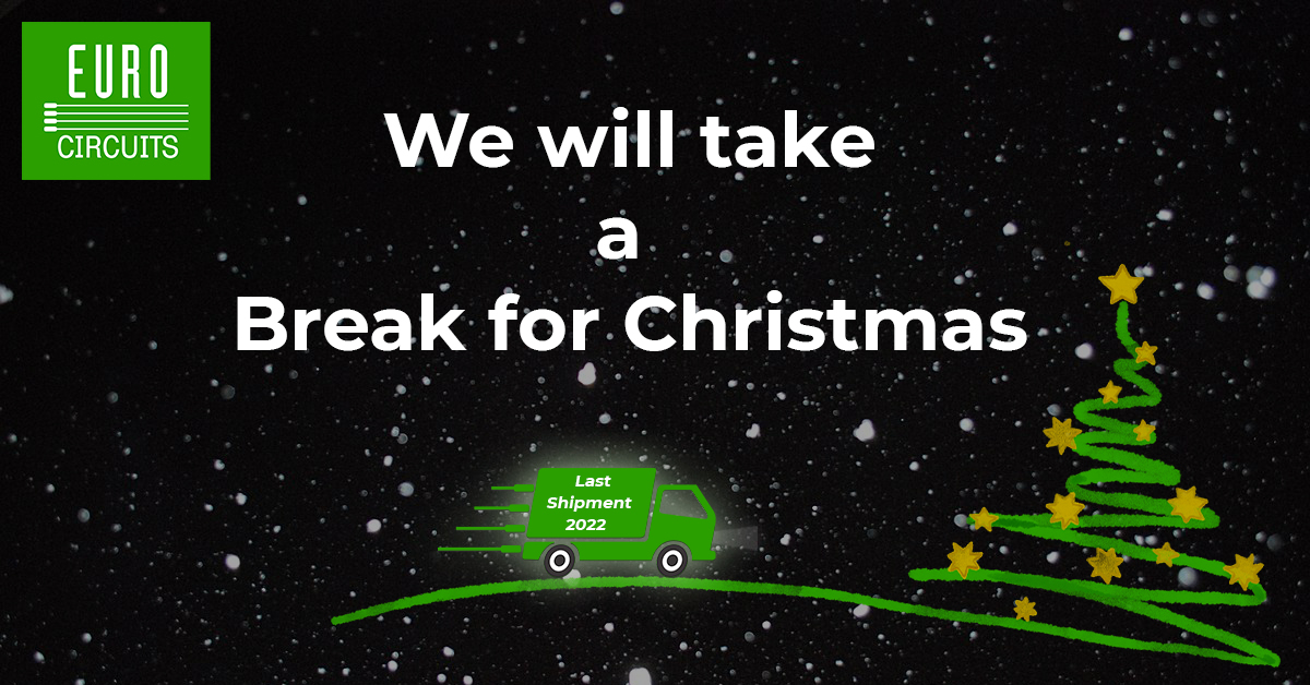 We will take a break for Christmas 2022