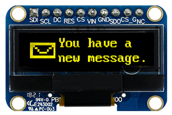 3.12″ COF Graphic OLED WEX025664B with PCB