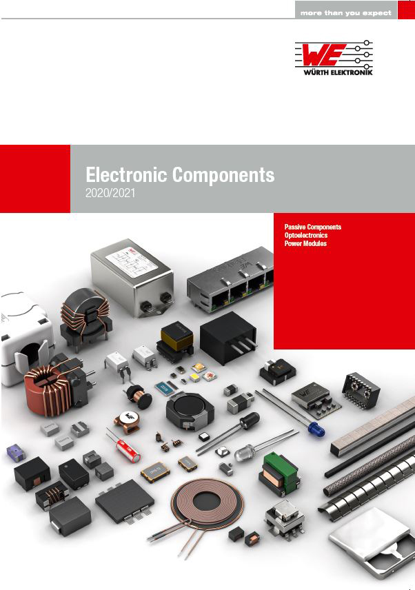 Würth Elektronik publishes its Electronic Components 2020/2021 catalog