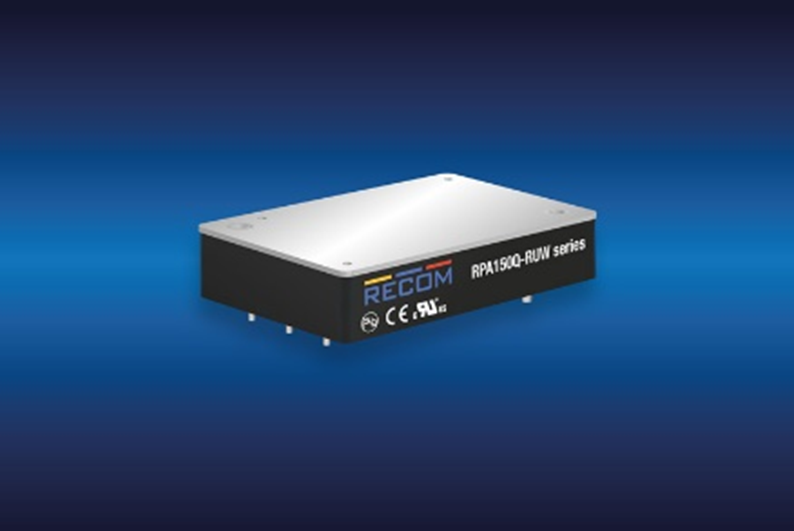 RECOM announces the RPA150Q ultra-wide input 150W DC/DC series in a quarter-brick format