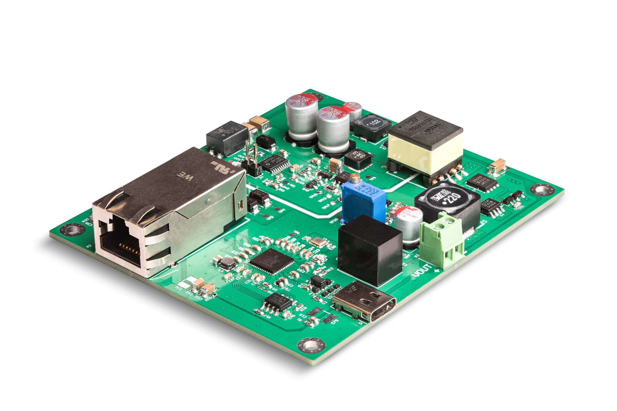 WE present Reference design for PoE adapter
