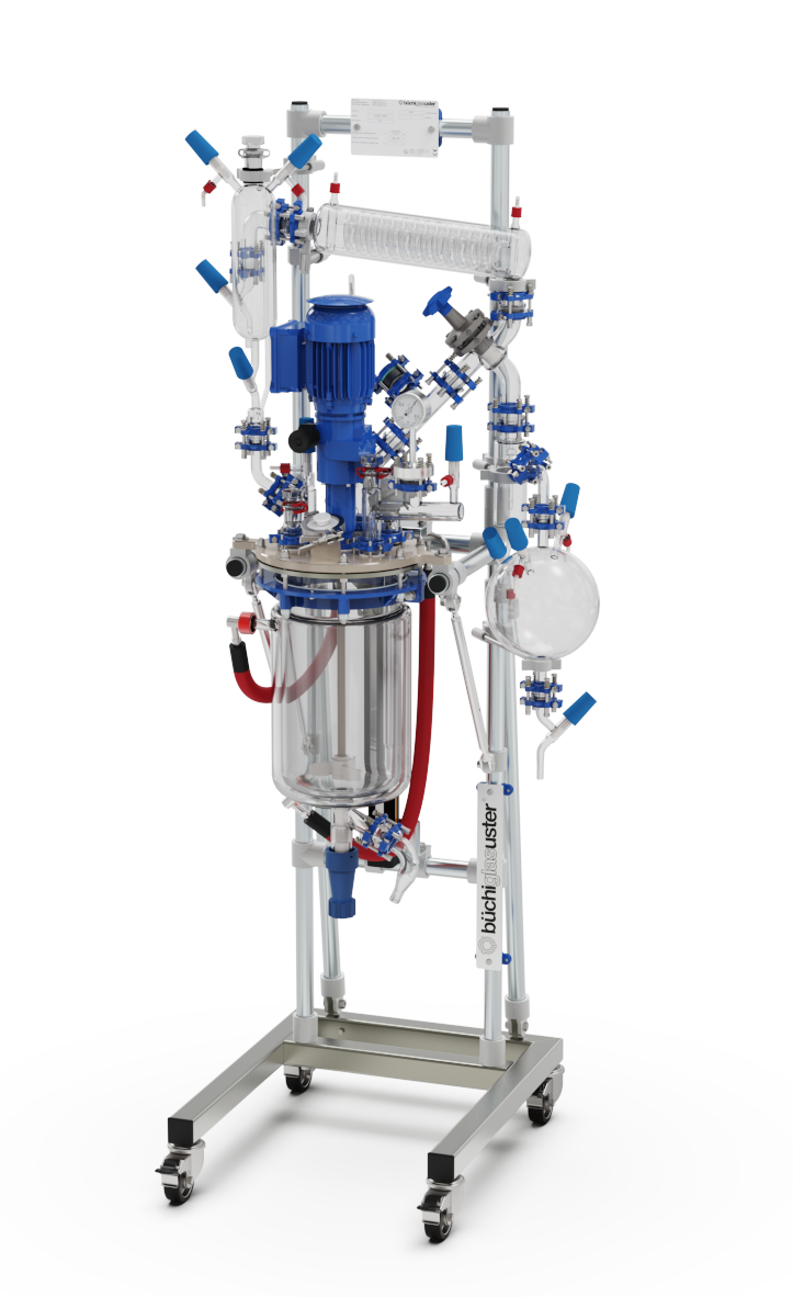 MiniPilot glasreactorsysteem 10l.