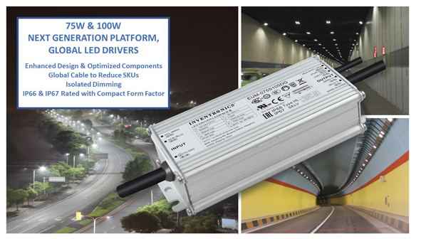 IP66/IP67 LED drivers now covers 75W and 100W power levels