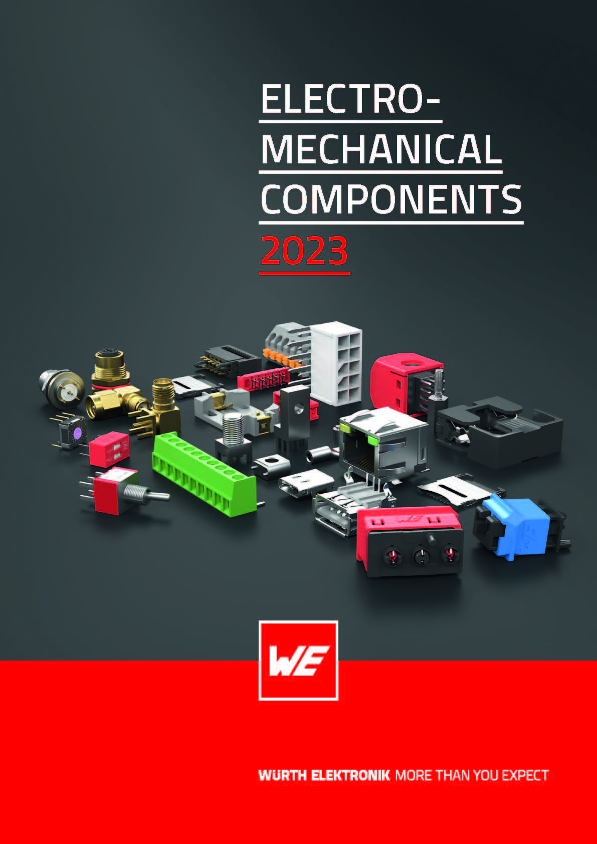 Electromechanics catalog 2023 from Würth Elektronik