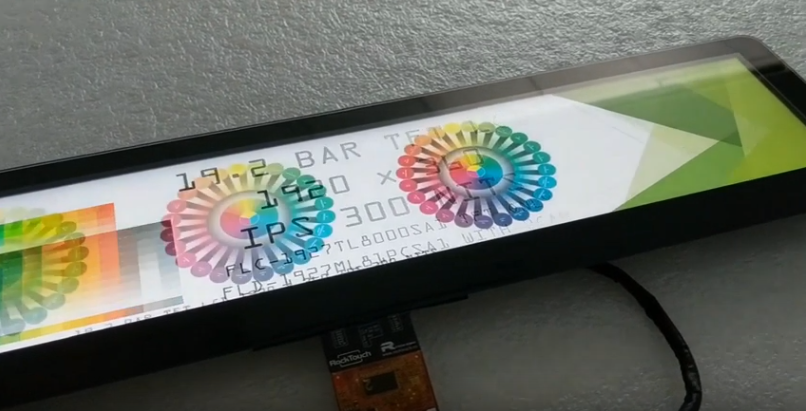 12.3″/19.2″ Bar-Type Industrial Display and Pcap touch