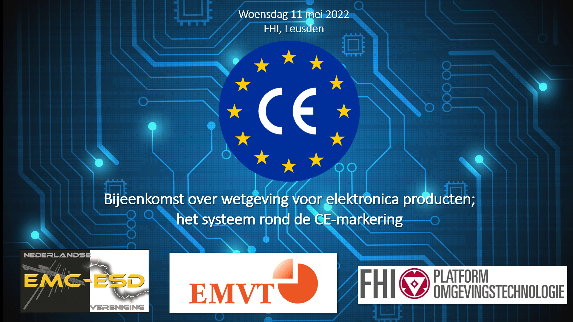 Bijeenkomst over wetgeving voor elektronica producten; het systeem rond de CE-markering