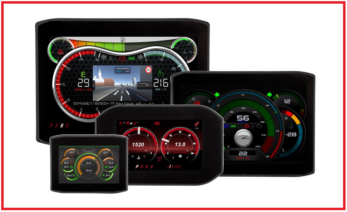 CAN-capable and Multifunctional: The WEcabin Displays