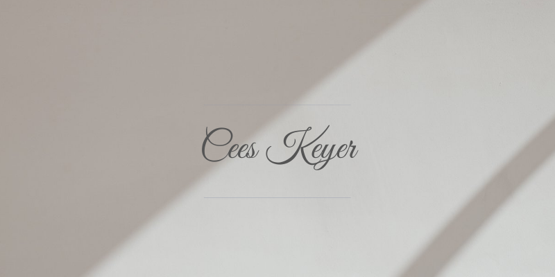 In memoriam Cees Keyer