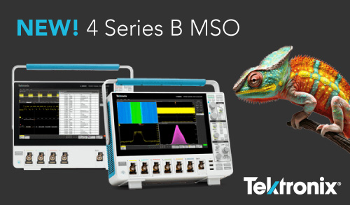 Tektronix releases 4 Series B Mixed Signal Oscilloscope to boost power processing