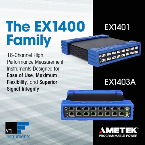 VISIT CNROOD TO SEE THE VTI INSTRUMENTS EX1400 FAMILY