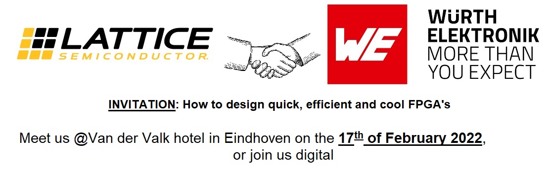 INVITATION! Lattice Semiconductor & Würth Elektronik 