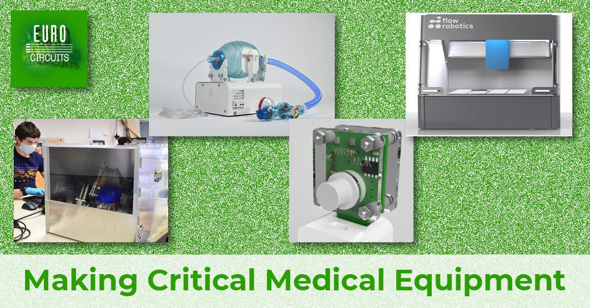 Critical medical equipment engineered by Eurocircuits's friends.