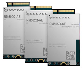 Three 5G New Radio (NR) Sub-6GHz modules for a smarter world - Quectel and TOP-electronics