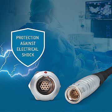 Kijk de replay van het webinar over medische connectoren getiteld - Protection from electrical shock in connector solutions