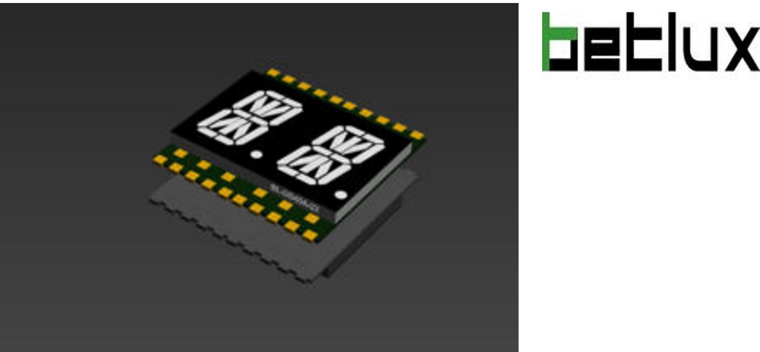 Alphanumeric SMD 7 segment displays from BETLUX are now available