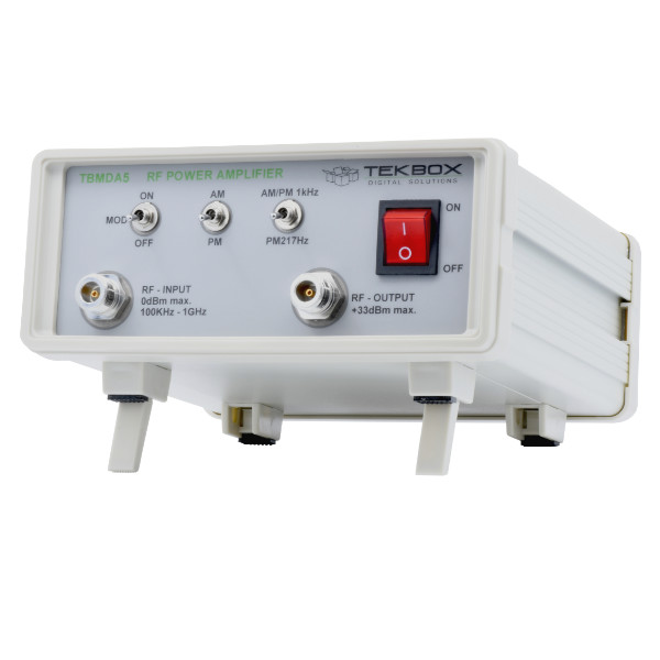 New Tekbox modulated wideband power amplifier for conducted immunity testing with CDNs according to IEC 61000-4-6