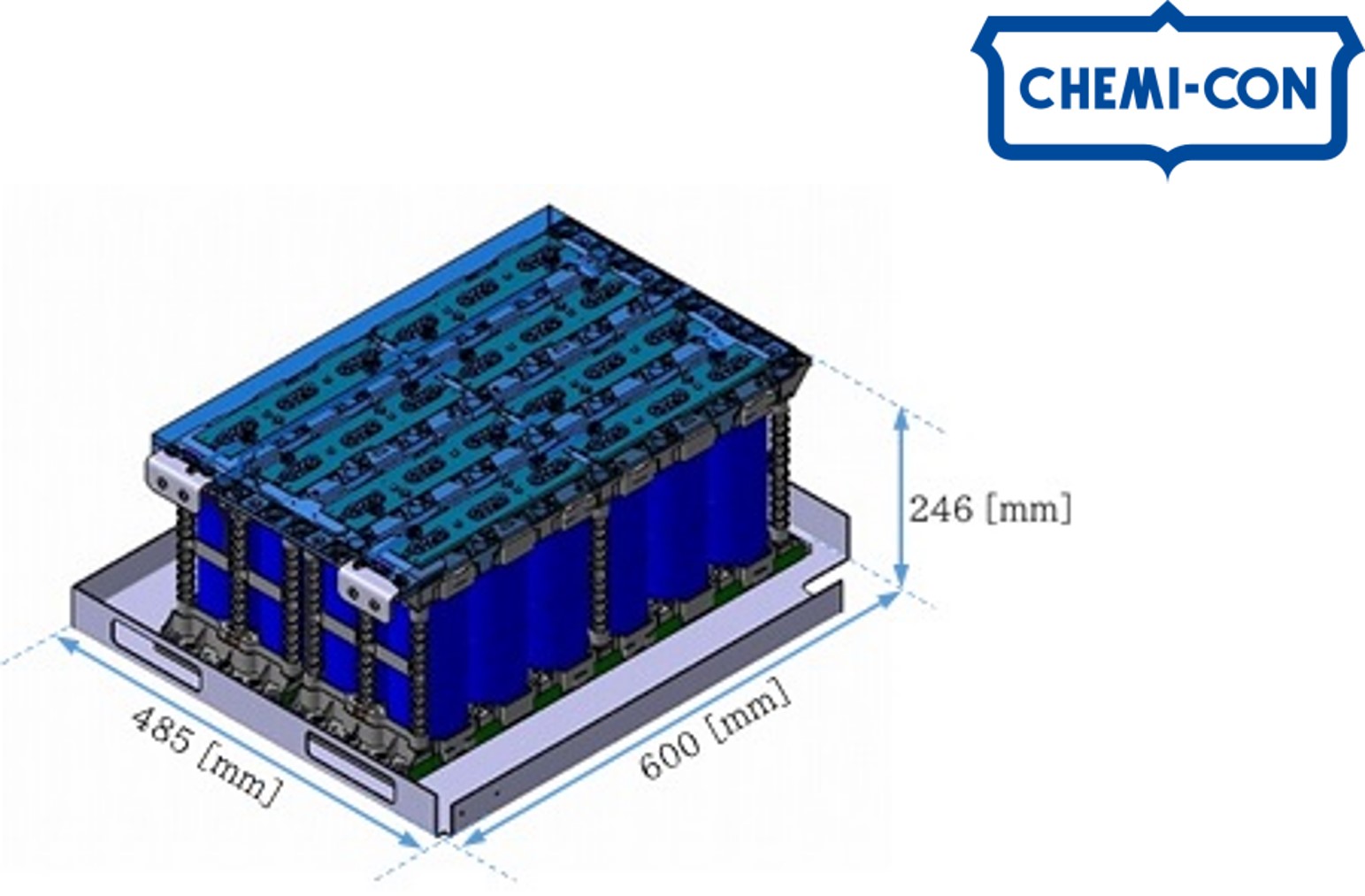 Nippon Chemi-Con Supercapacitor Module for Use in Large-Scale Equipment