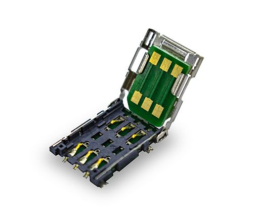 Hinge Type Nano SIM Card connector