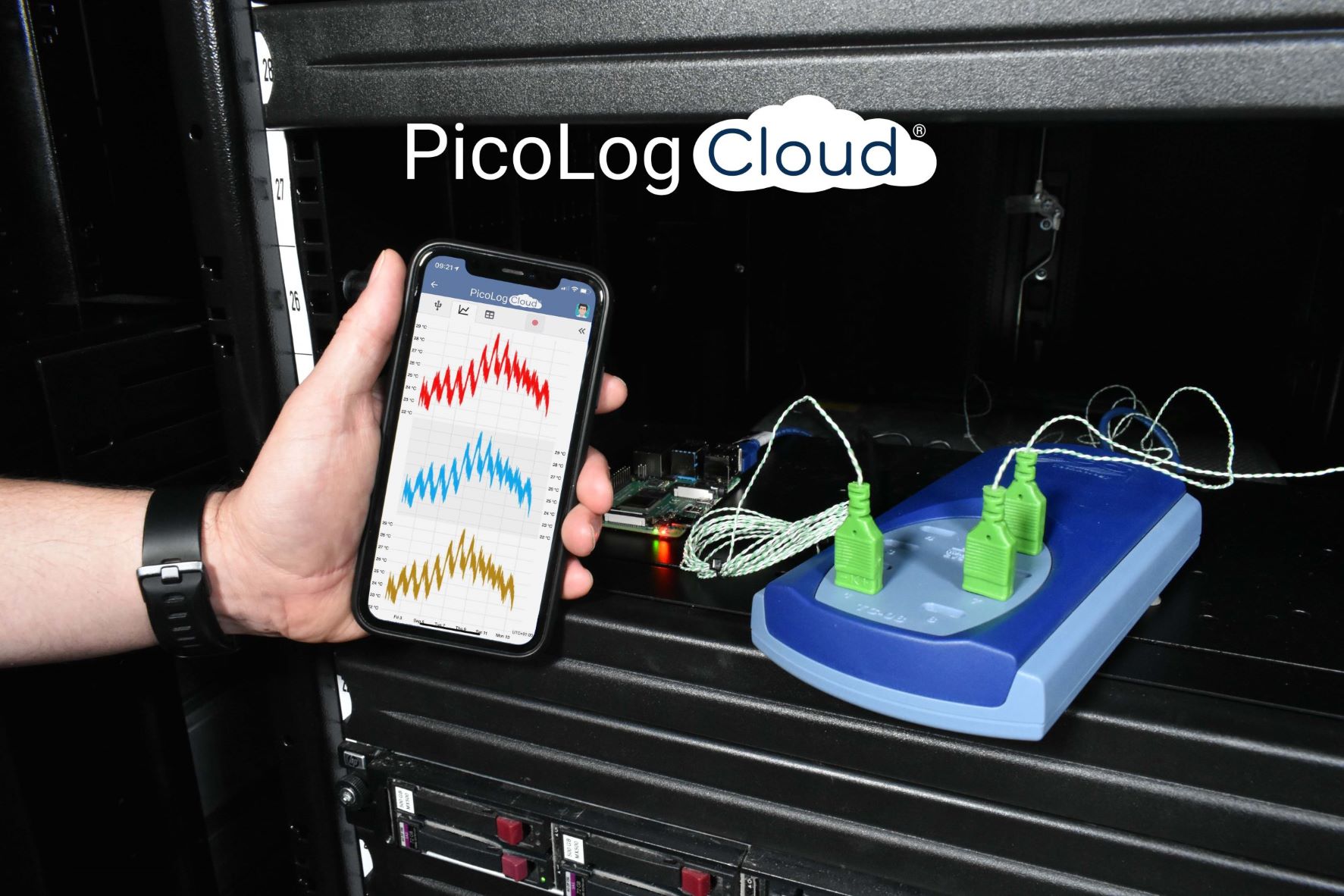 Monitor server health using PicoLog Cloud and Pico Technology data loggers