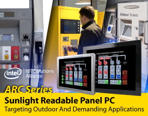 Sunlight readable Panel PC for outdoor and demanding applications