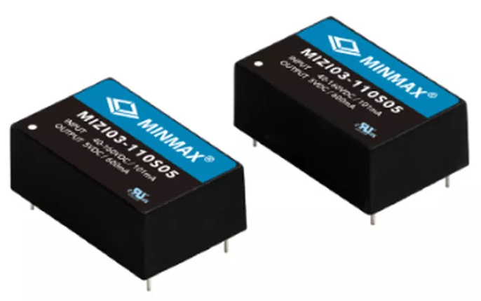 3W Isolated DC-DC Converter with EN 50155 Railway Certification
