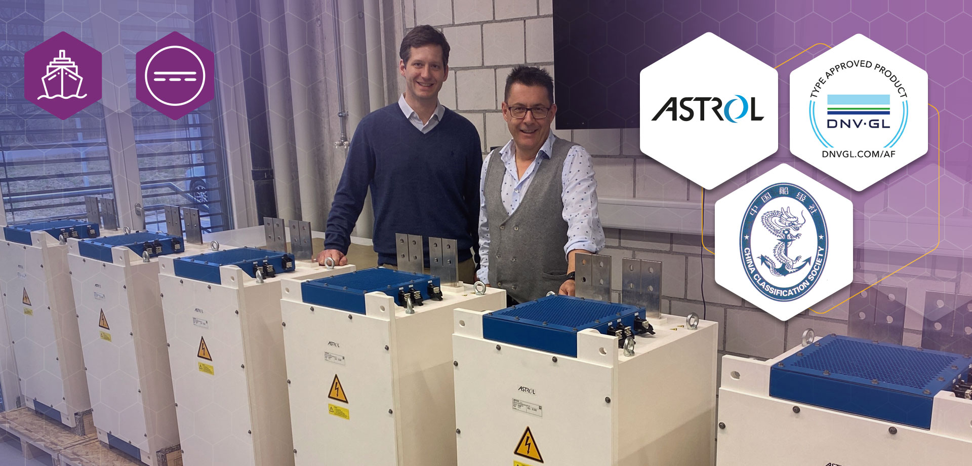 Astrol DC breaker switch ontvangt CCS marine product type approval