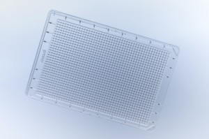 782855 - 1536 well, cycloolefin microplate, clear, solid bottom, non-treated