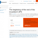 Nieuws vanuit ActivePower/Elinex: The beginning of the end of the incumbent UPS